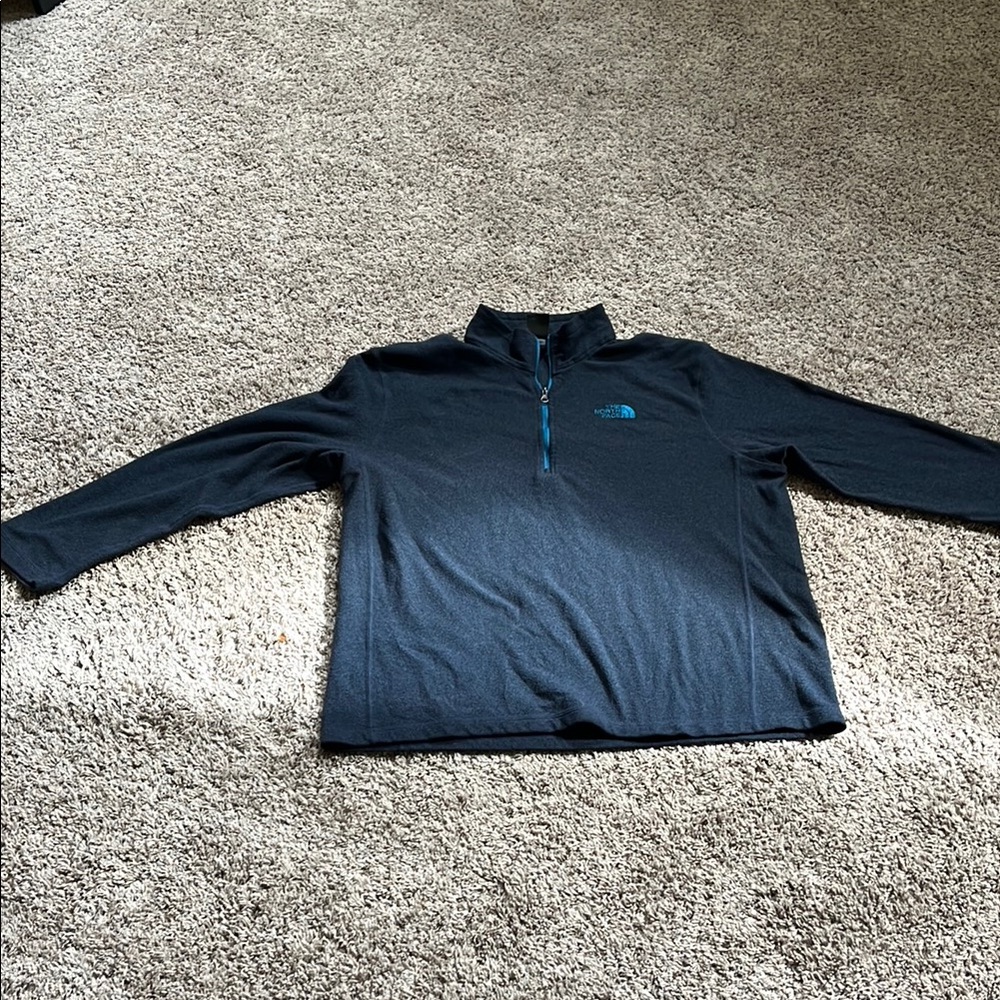 The North Face Men's Dark Gray Zip-Up Sweater